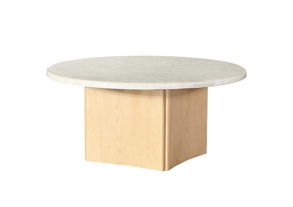LV03005 Qwin Coffee Table with Marble Top