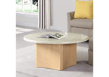 LV03005 Qwin Coffee Table with Marble Top