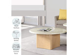 LV03005 Qwin Coffee Table with Marble Top