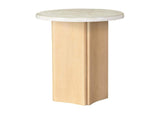 LV03006 Qwin End Table with Marble Top