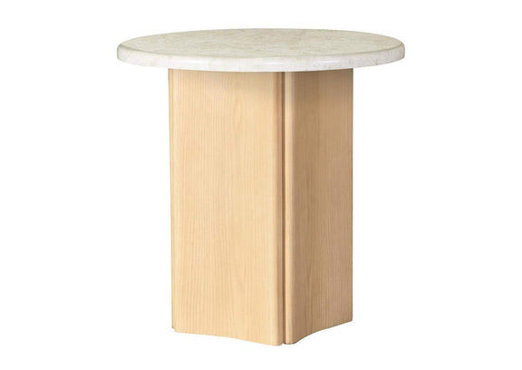 LV03006 Qwin End Table with Marble Top