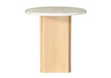 LV03006 Qwin End Table with Marble Top