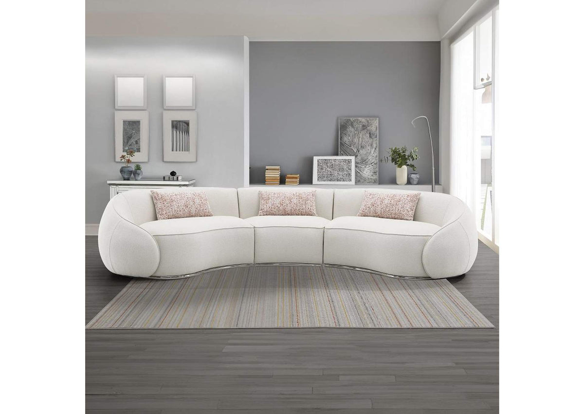 LV03010 Sahara Sectional Sofa with 3 Pillows
