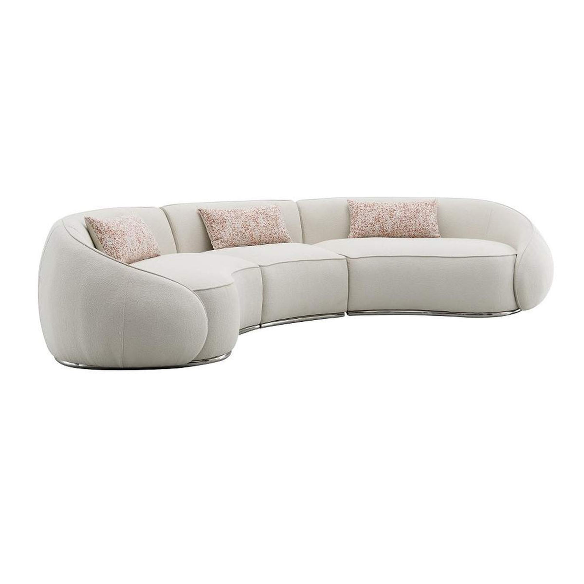 LV03010 Sahara Sectional Sofa with 3 Pillows