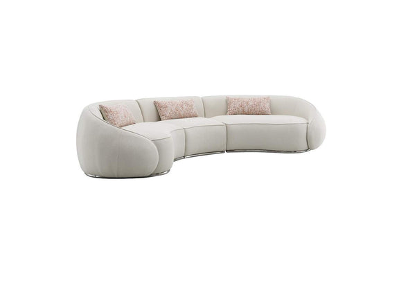 LV03010 Sahara Sectional Sofa with 3 Pillows