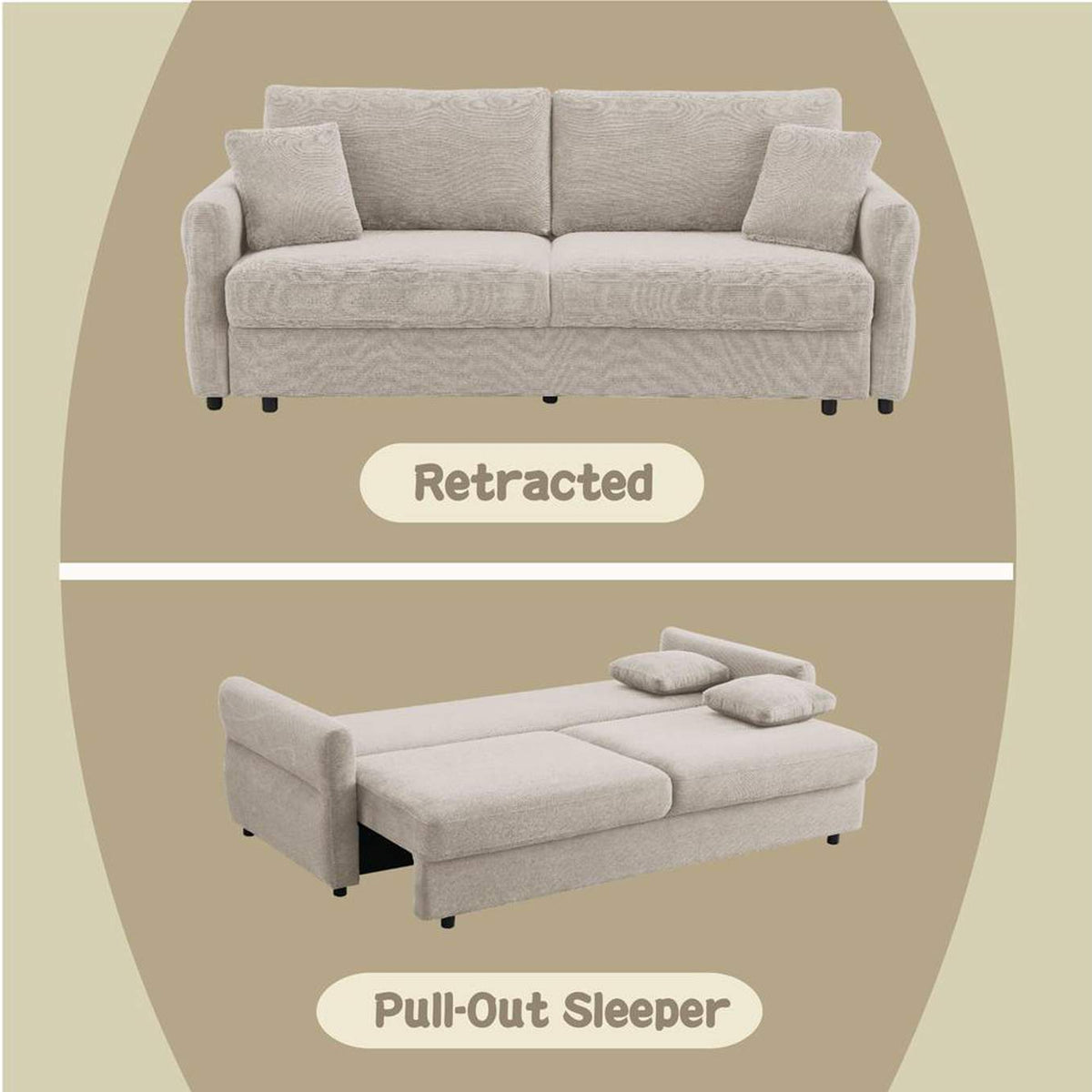 LV03130 Haran Sofa with Sleeper