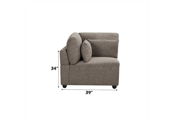 LV03150 Rylie Modular - Left Facing Chair with 3 Pillows
