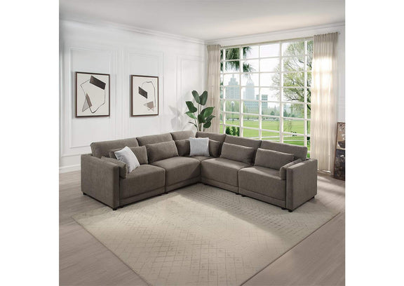 LV03151 Rylie Modular - Right Facing Chair with 2 Pillows