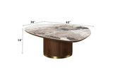 LV03155 Willene Coffee Table with Ceramic Top