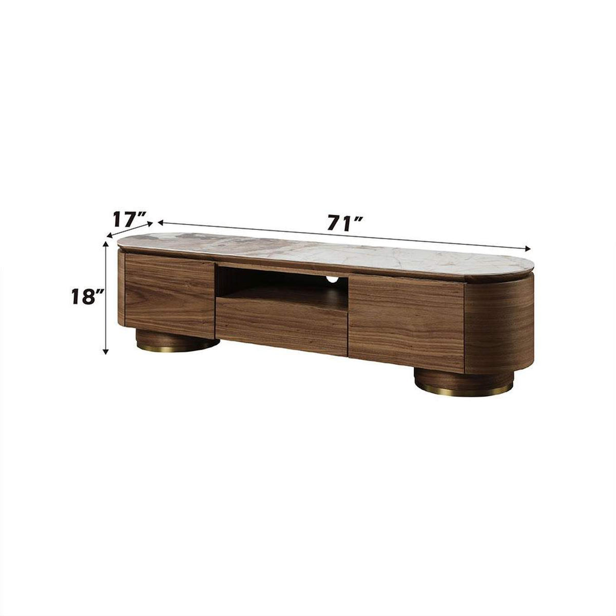 LV03158 Willene TV Stand with Ceramic Top