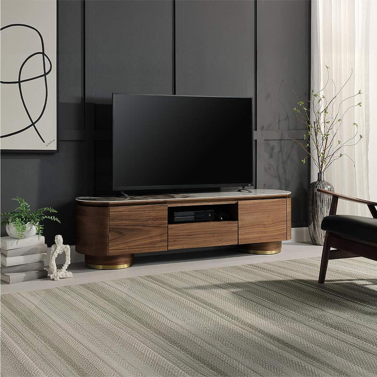 LV03158 Willene TV Stand with Ceramic Top