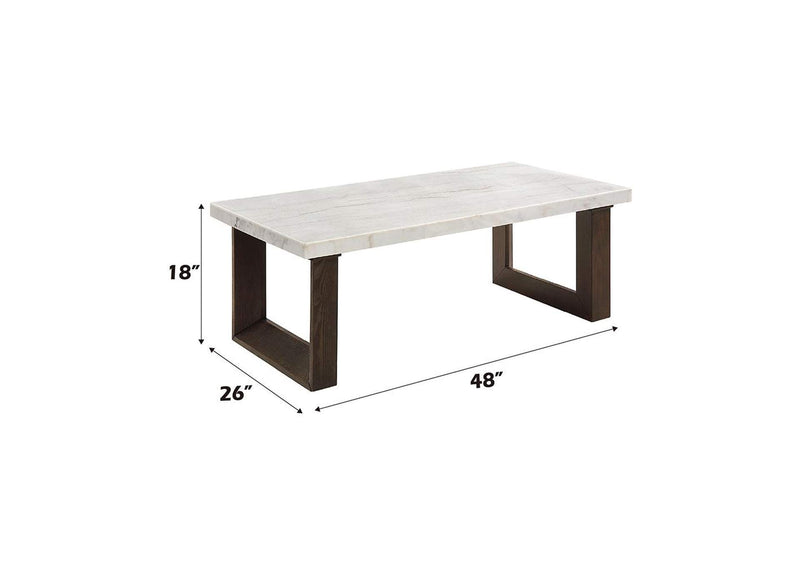 LV03205 Edwyn Coffee Table with Marble Top