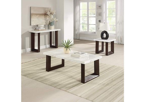 LV03205 Edwyn Coffee Table with Marble Top