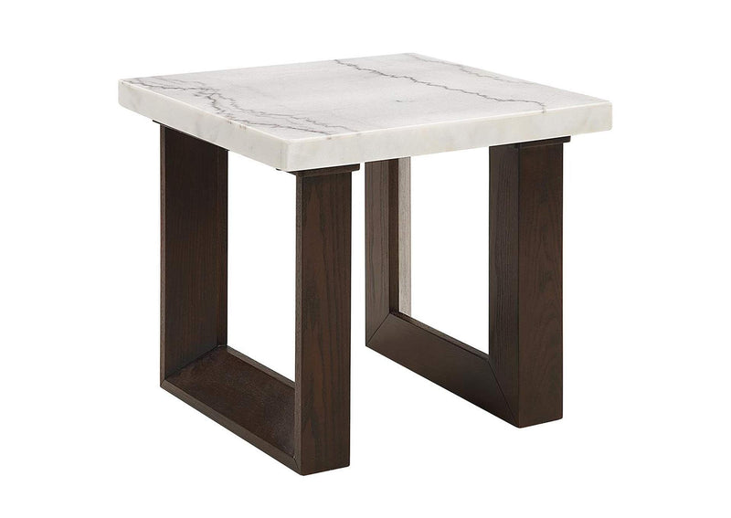 LV03206 Edwyn End Table with Marble Top