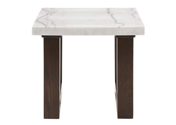 LV03206 Edwyn End Table with Marble Top