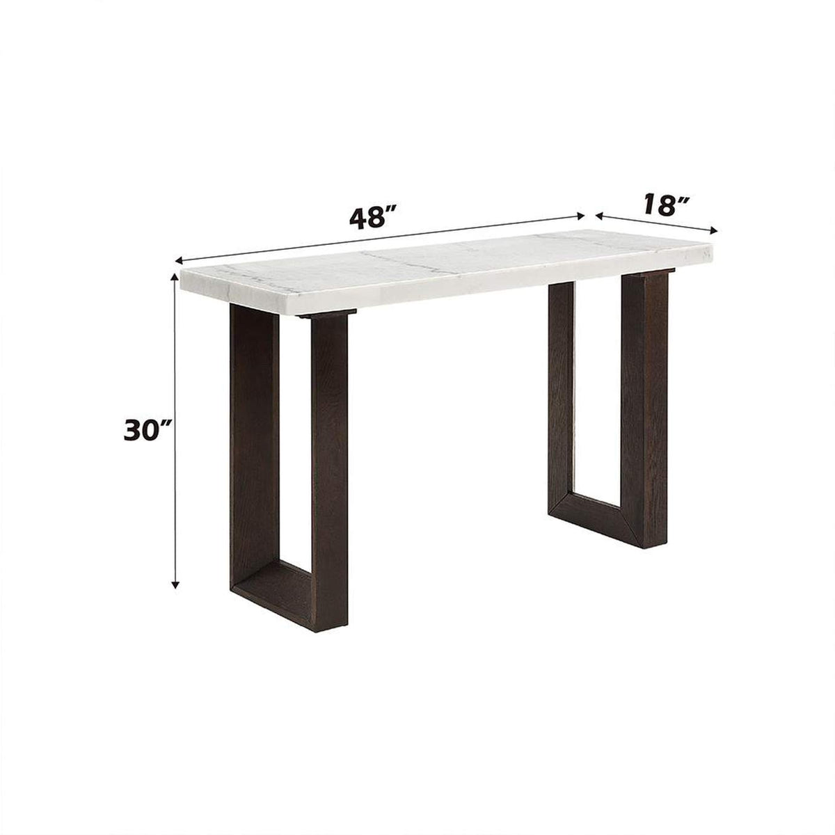 LV03207 Edwyn Sofa Table with Marble Top
