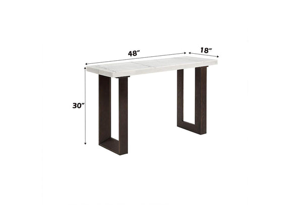 LV03207 Edwyn Sofa Table with Marble Top
