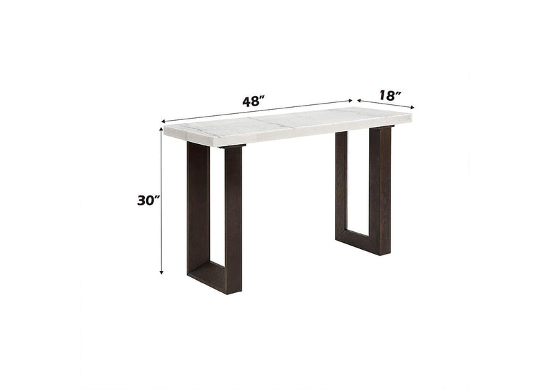LV03207 Edwyn Sofa Table with Marble Top