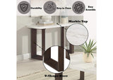 LV03207 Edwyn Sofa Table with Marble Top