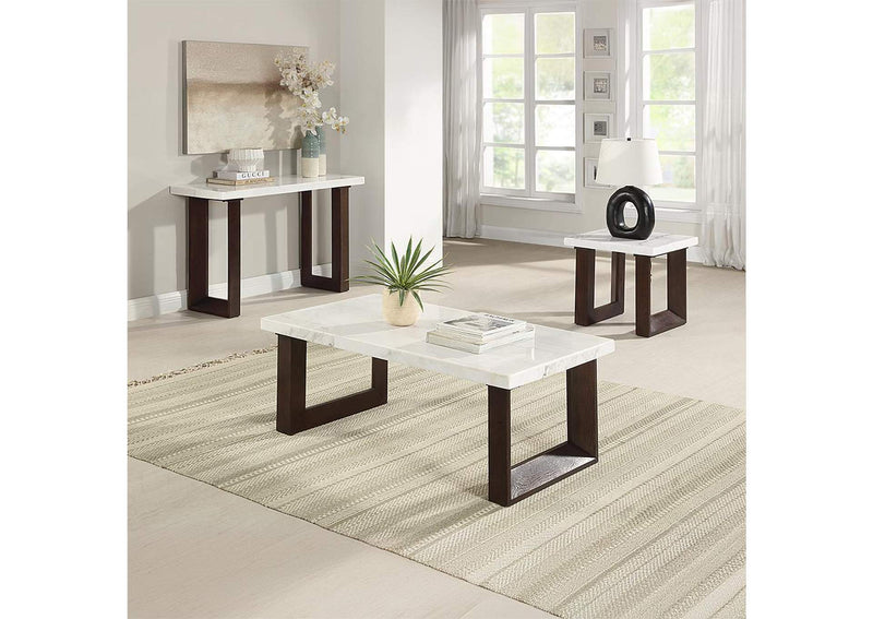 LV03207 Edwyn Sofa Table with Marble Top