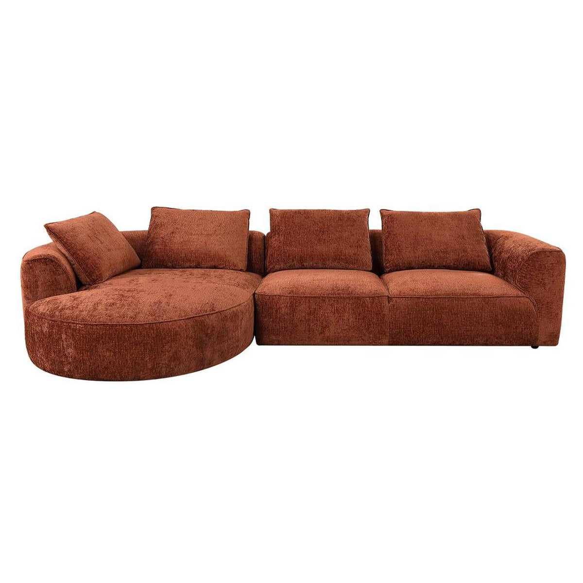 LV03240 Aceso Sectional Sofa with 4 Pillows