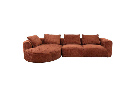 LV03240 Aceso Sectional Sofa with 4 Pillows