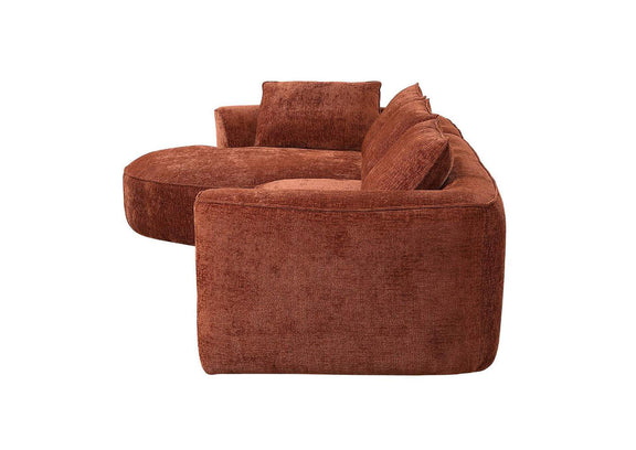LV03240 Aceso Sectional Sofa with 4 Pillows