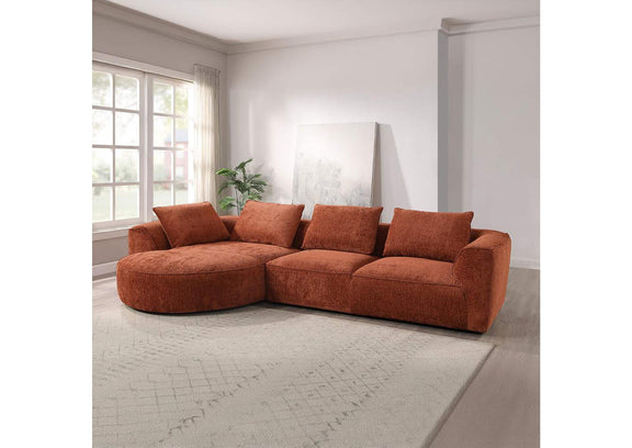 LV03240 Aceso Sectional Sofa with 4 Pillows
