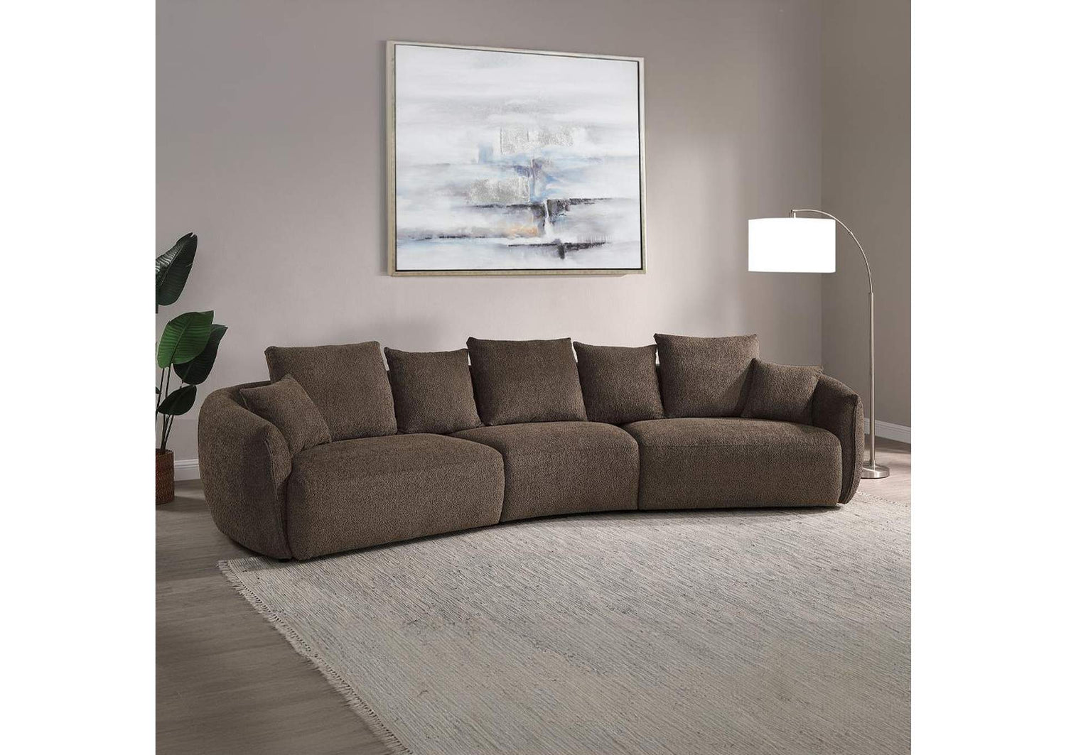LV03250 Bash Sofa with 7 Pillows