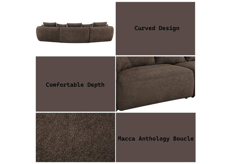 LV03250 Bash Sofa with 7 Pillows