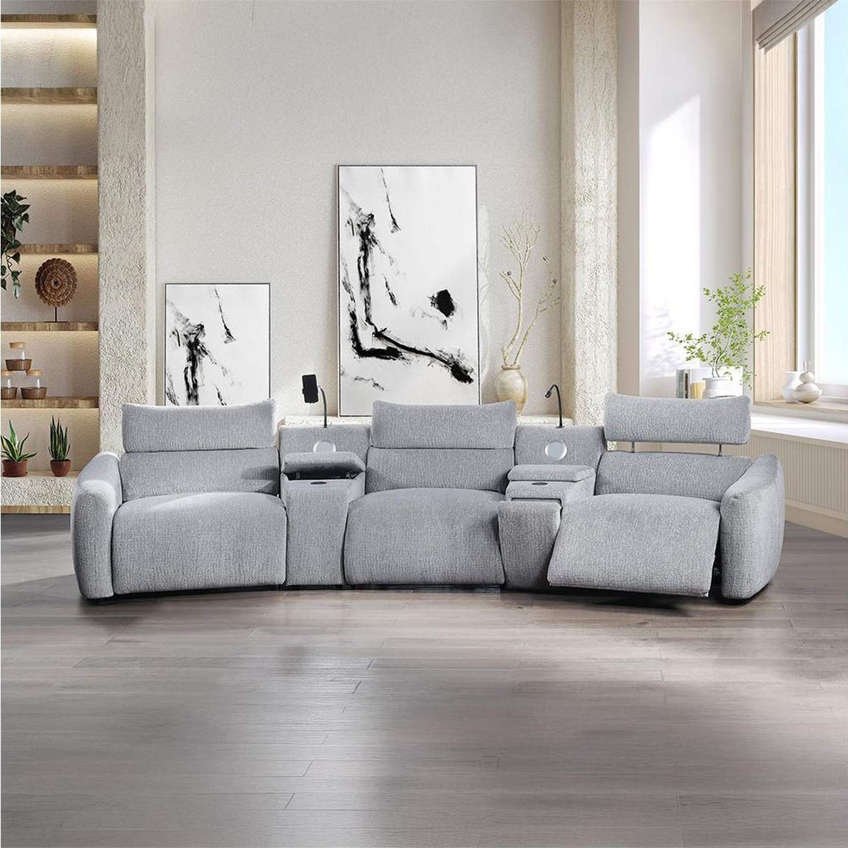 LV03313 Fullar Modular Console with Wireless Charger