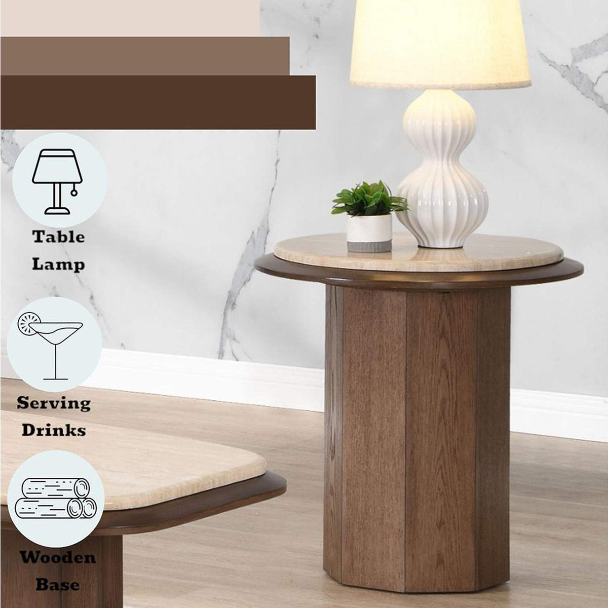 LV03326 Kasha End Table