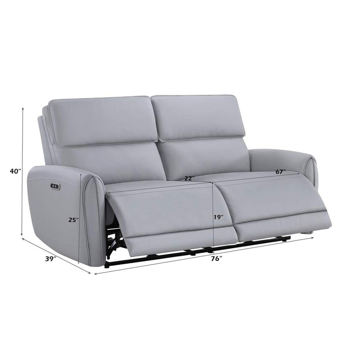 LV03335 Jeromie Power Motion Sofa with USB Port