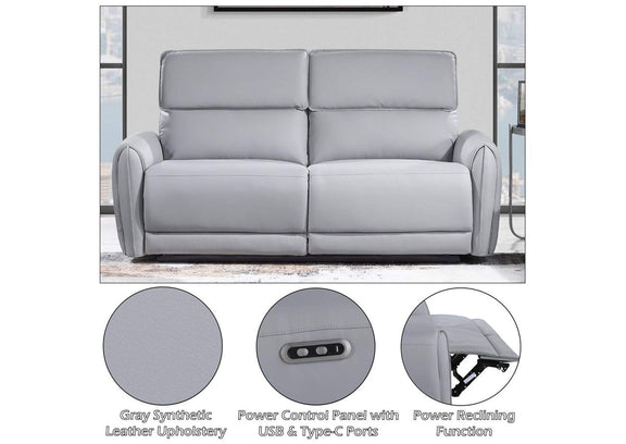 LV03335 Jeromie Power Motion Sofa with USB Port