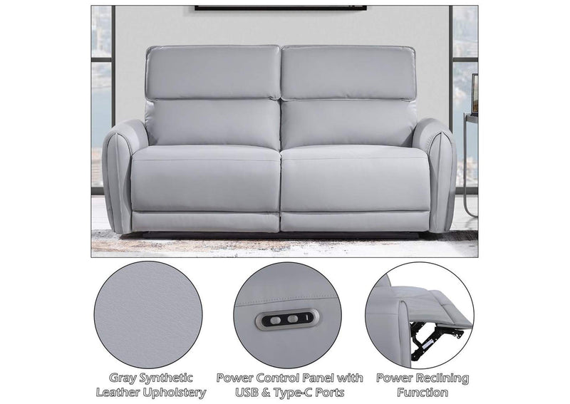 LV03335 Jeromie Power Motion Sofa with USB Port