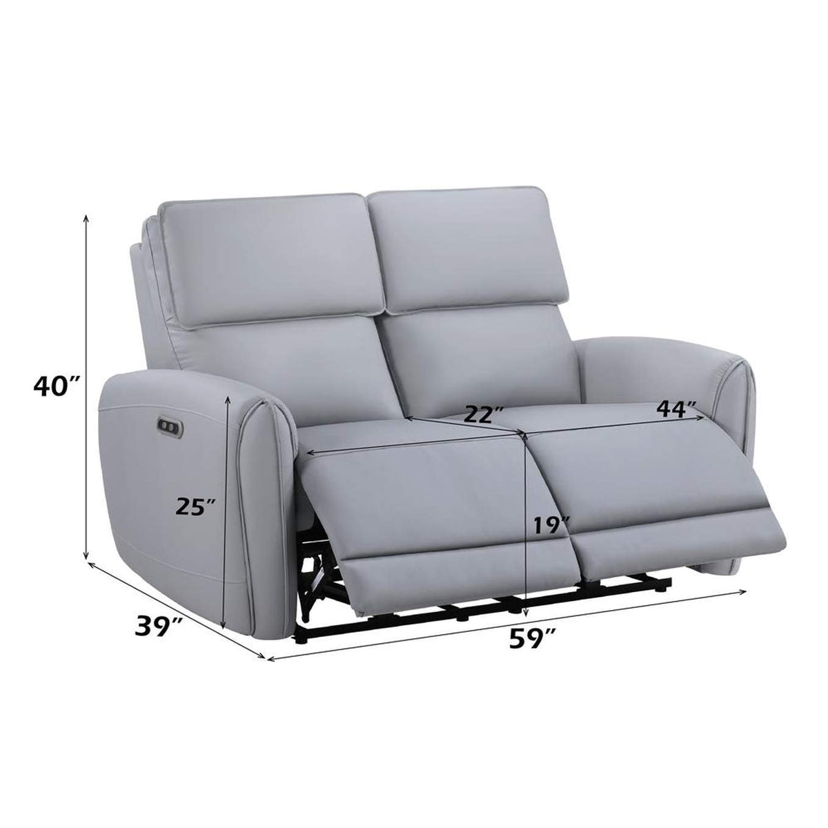 LV03336 Jeromie Power Motion Loveseat with USB Port