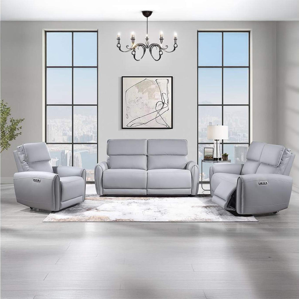 LV03337 Jeromie Power Motion Recliner with USB Port
