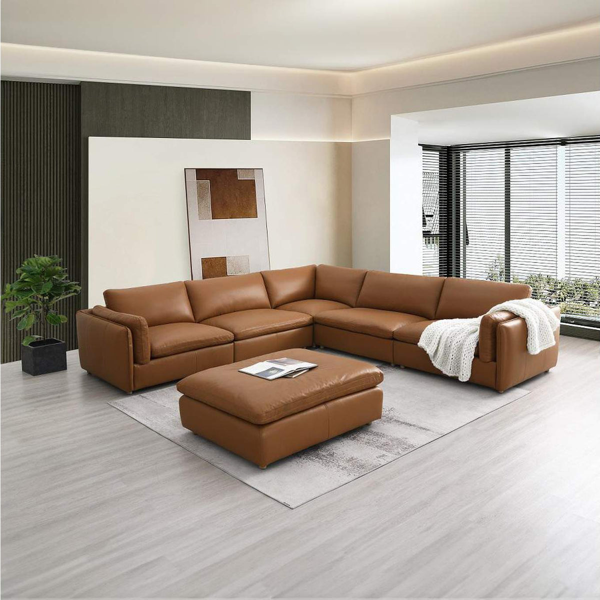 LV03370 Brighton Modular Left Facing Arm Chair