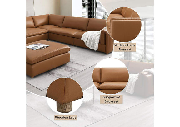 LV03370 Brighton Modular Left Facing Arm Chair