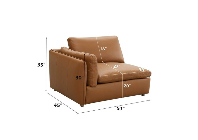 LV03370 Brighton Modular Left Facing Arm Chair