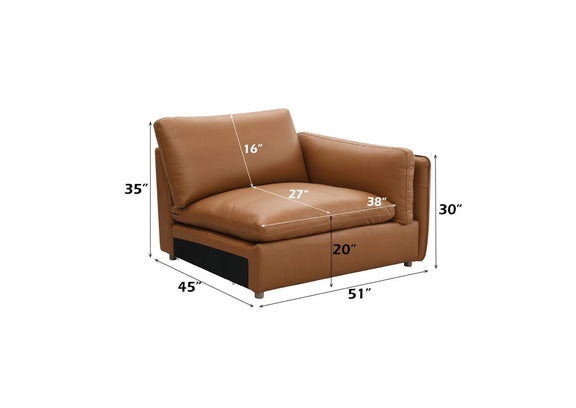 LV03373 Brighton Modular - Right Facing Arm Chair