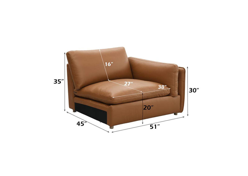 LV03373 Brighton Modular - Right Facing Arm Chair