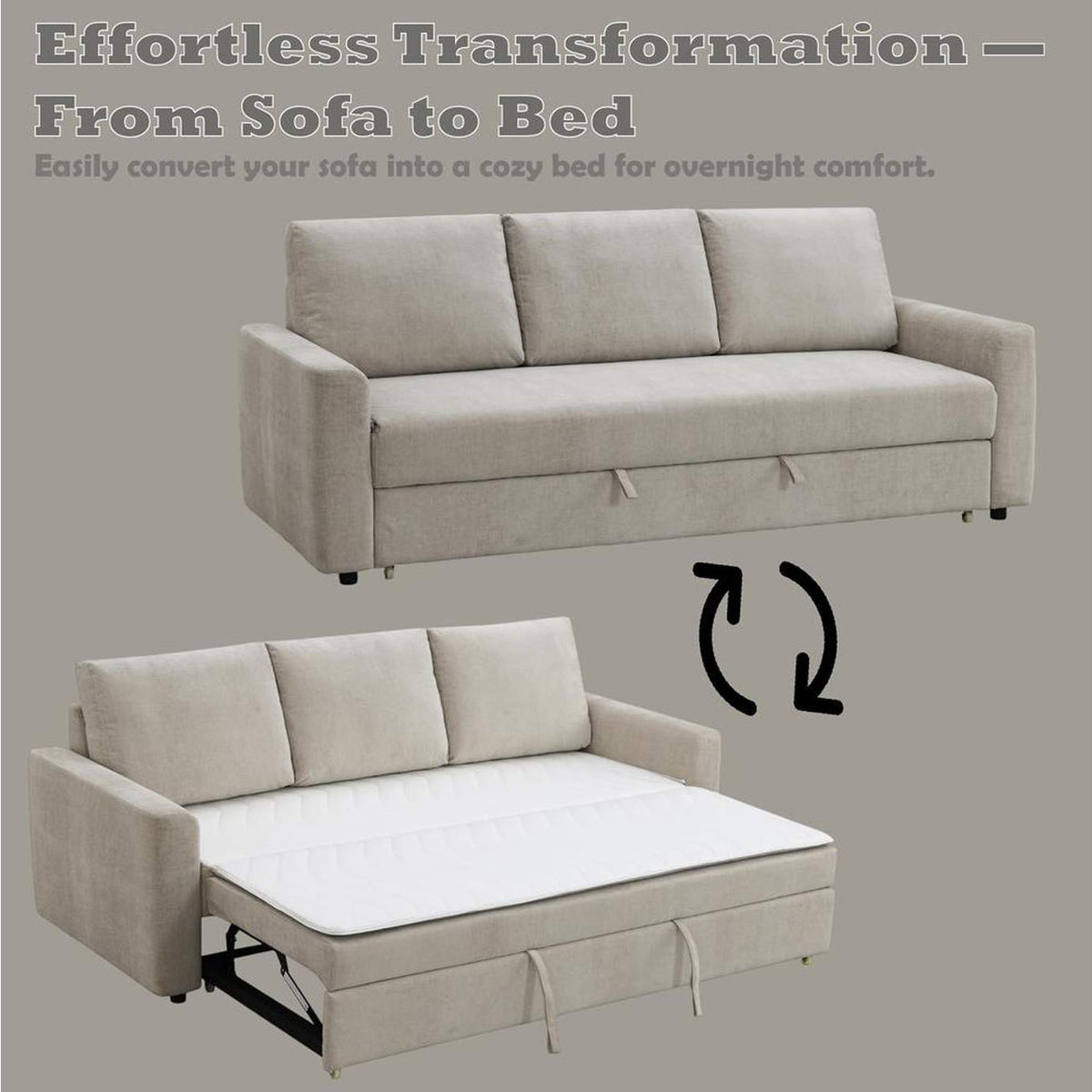 LV03490 Leira Sofa with Sleeper