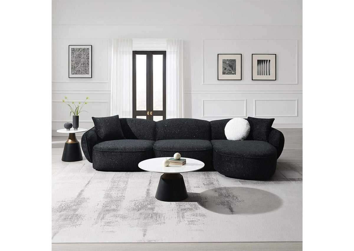 LV03525 Lucifer Sectional Sofa with 3 Pillows