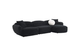 LV03525 Lucifer Sectional Sofa with 3 Pillows