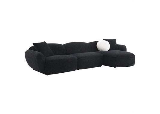 LV03525 Lucifer Sectional Sofa with 3 Pillows