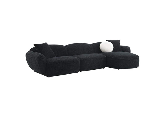 LV03525 Lucifer Sectional Sofa with 3 Pillows