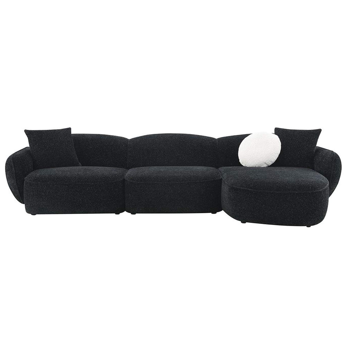LV03525 Lucifer Sectional Sofa with 3 Pillows