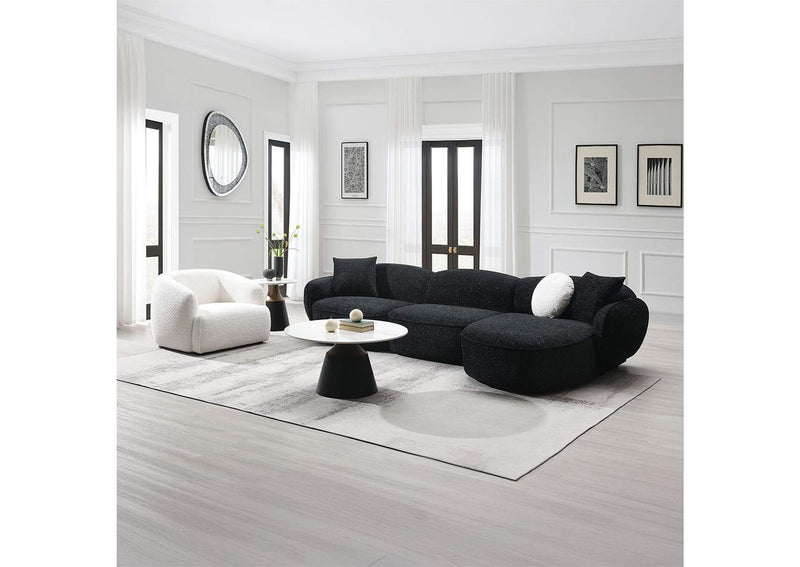 LV03525 Lucifer Sectional Sofa with 3 Pillows