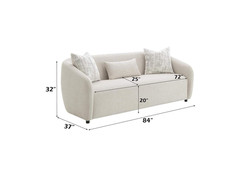 LV03580 Etienne Sofa with 3 Pillows
